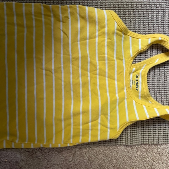 Old Navy Yellow Strip Tank - Picture 2 of 2